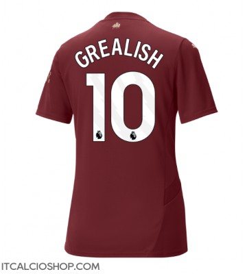 Manchester City Jack Grealish #10 Terza Maglia Femmina 2024-25 Manica Corta